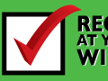Register to Vote Large-Format Vinyl Banner